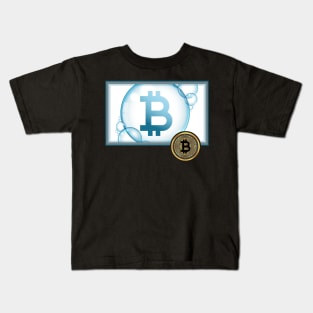 Bitcoin Bubbles Kids T-Shirt